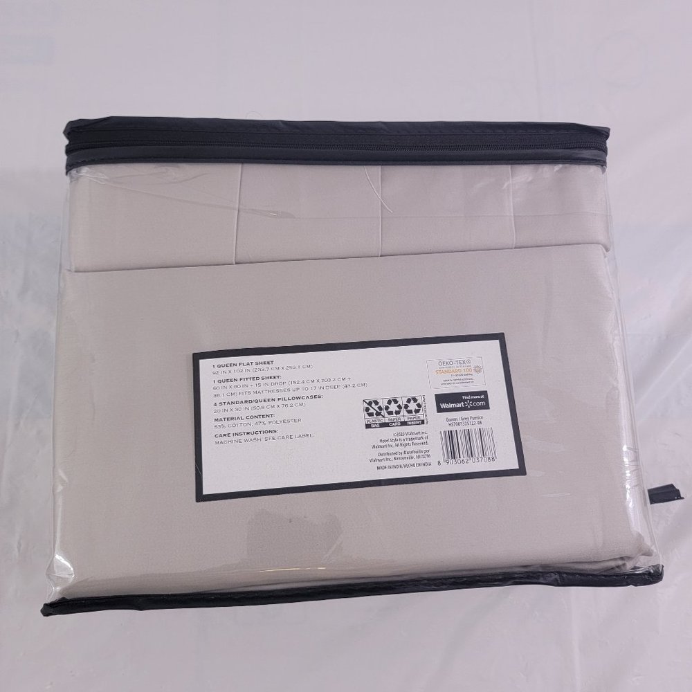 Hotel Style 1200 Thread Count Soft Cotton Sheet Set - Queen Size - Picture 13 of 13